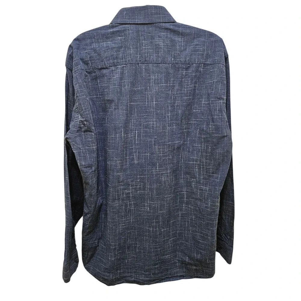 Jared Lang Button Down Shirt Long Sleeve Patterned Casual Men's XL - Picture 2 of 9
